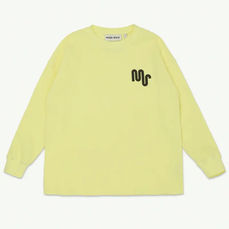Tee Waffle Soft Yellow