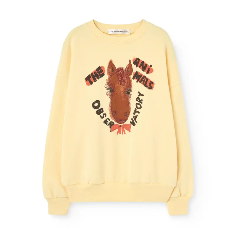 The Animals Observatory Killfish Kids Sweatshirt Soft Yellow