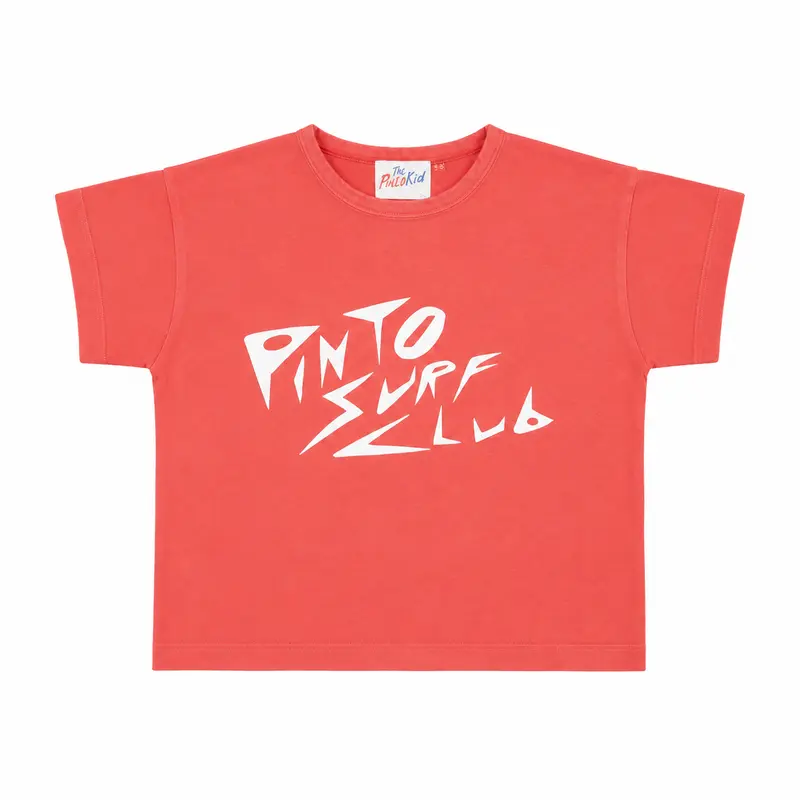 The Pinto Surf Club Tee Faded Red