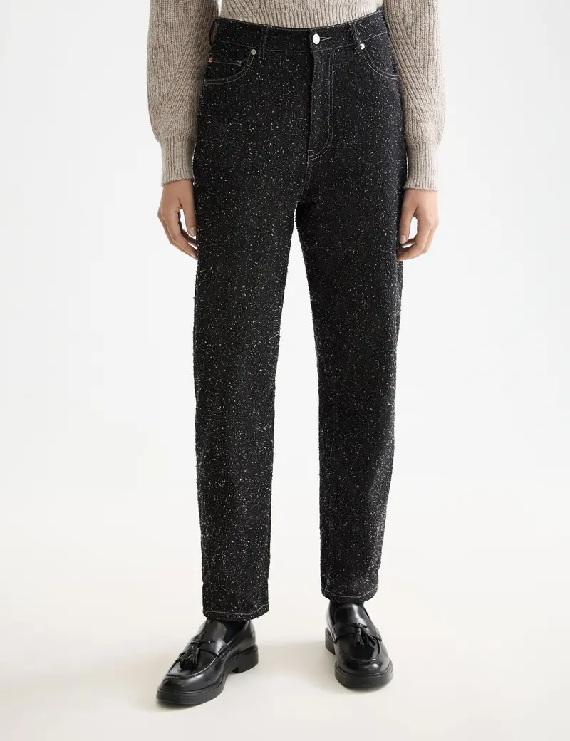 The Tide Balloon jeans — Black Snow