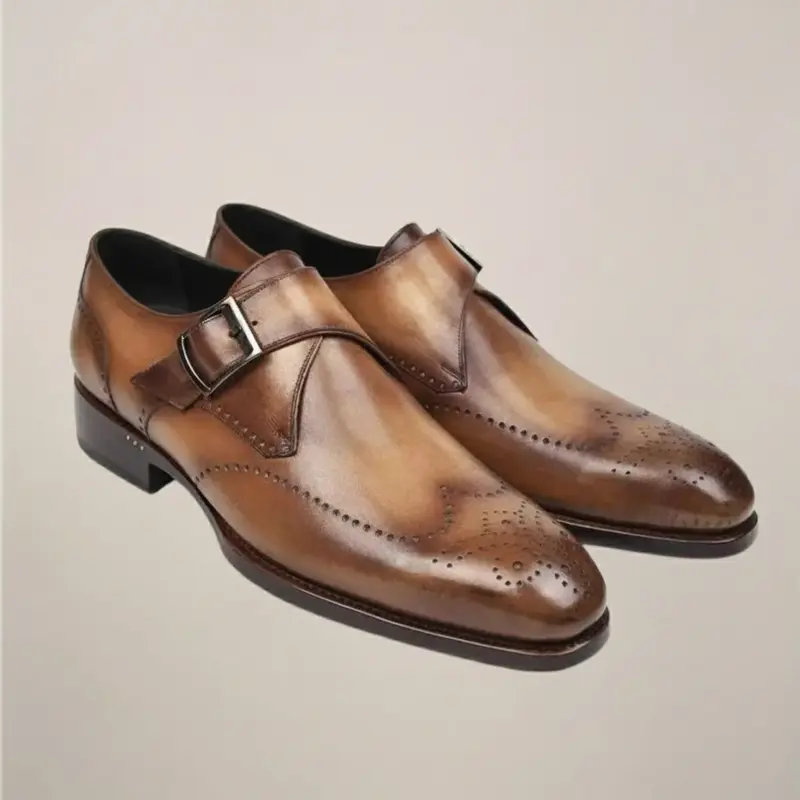 Theodore | Einzelschnalle Mönchsgurt Schnallenschuhe