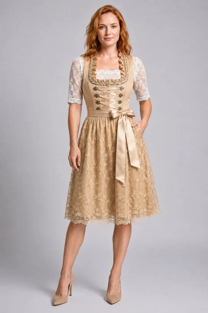 Theresa | Traditionelles Dirndl mit Schnürmieder