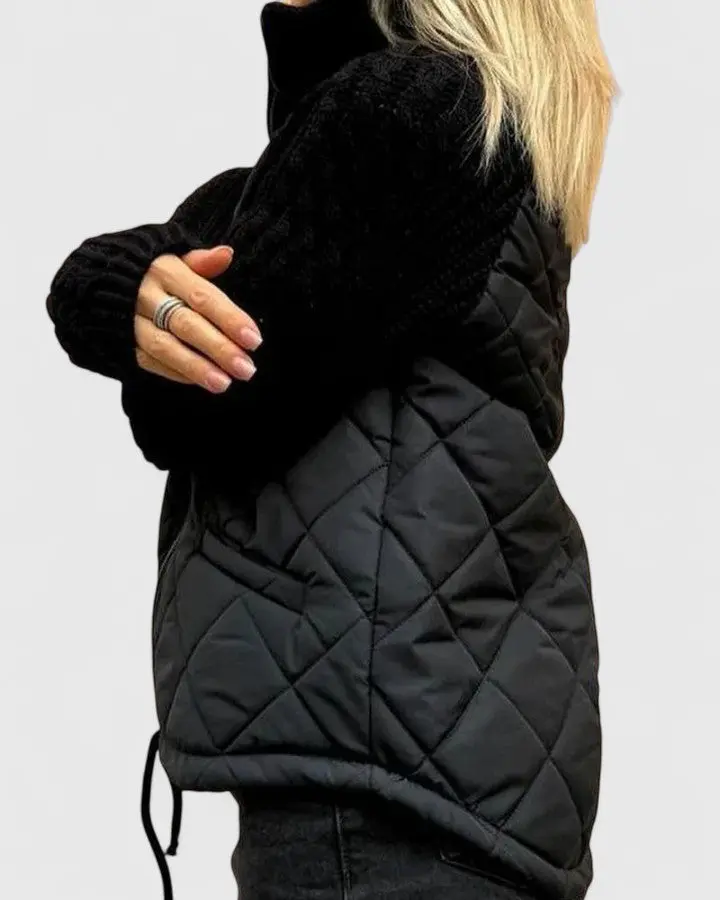 Thordana | Damen Steppjacke mit Strickärmeln