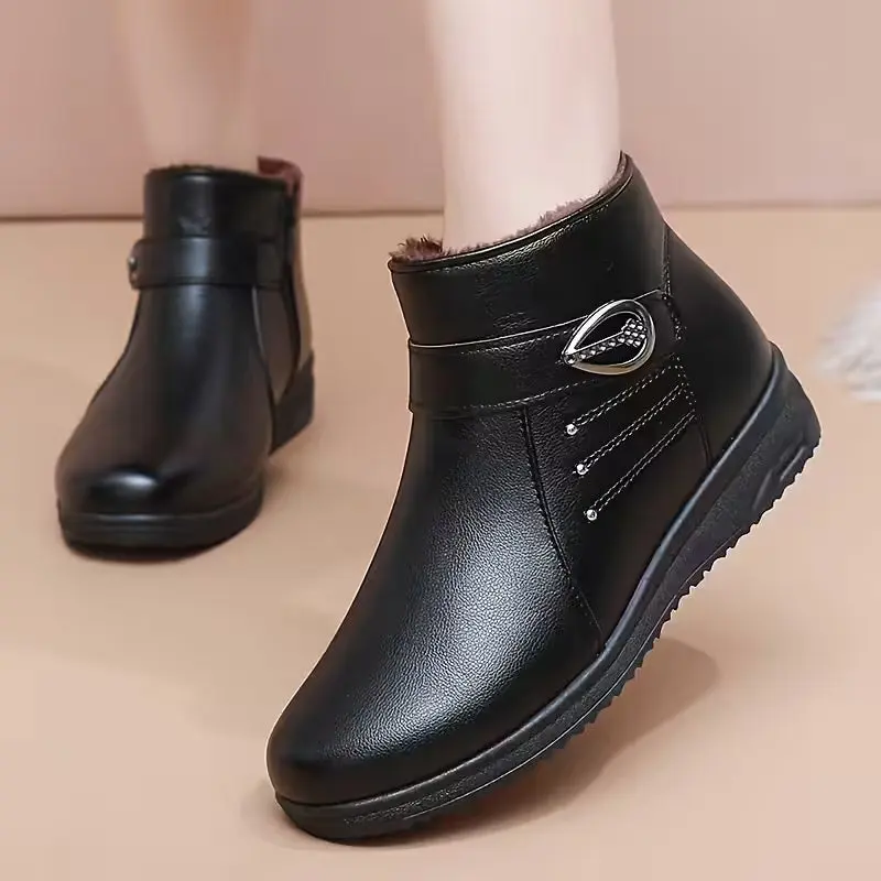 Thordula | Damen Stiefeletten gefüttert Winterstiefeletten