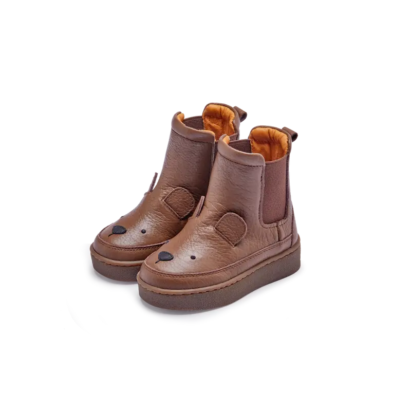 Thudo Classic Boots | Bear | Cognac Leather