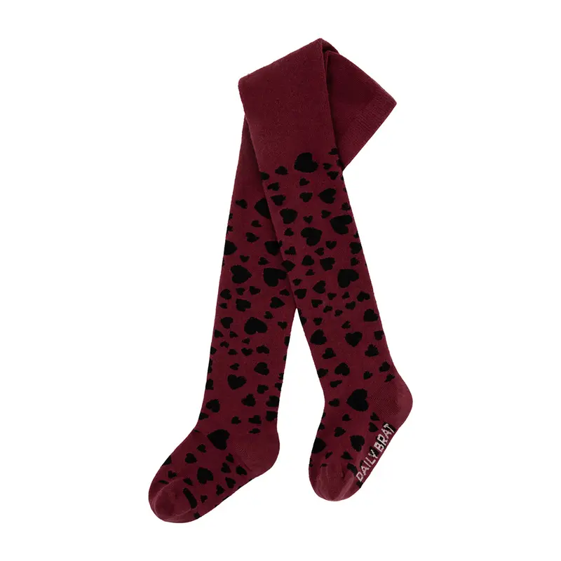 Tights Heart Redwood