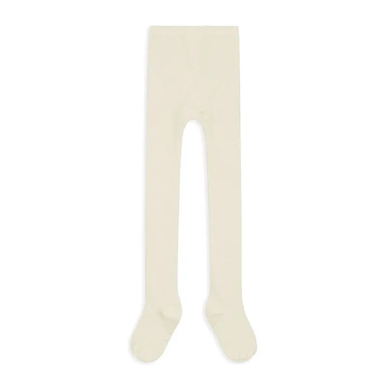 Tights Ribbed Cream