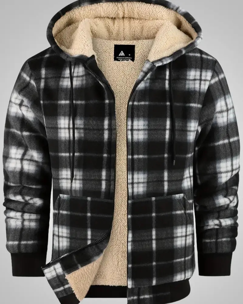 Timothy | Herren Karierte Gefütterte Jacke