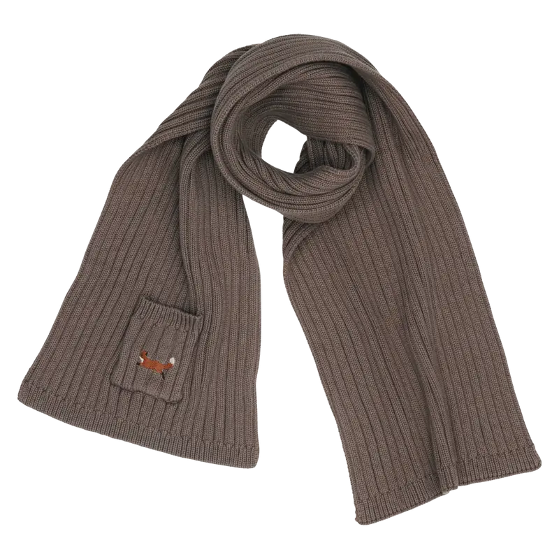 To Scarf | Fox | Dark Taupe Melange