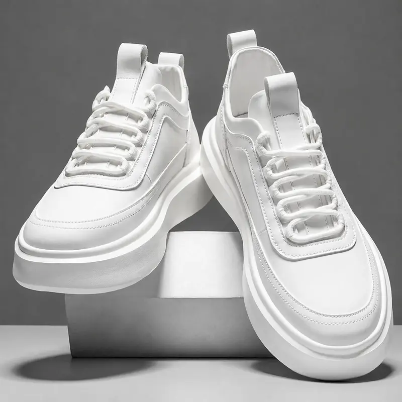 Tommy - Elegante und bequeme weiße Turnschuhe