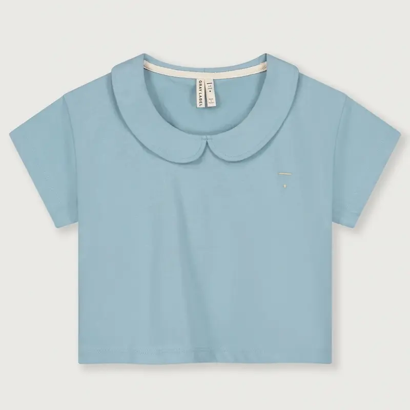 Top Boxy Collar Sky
