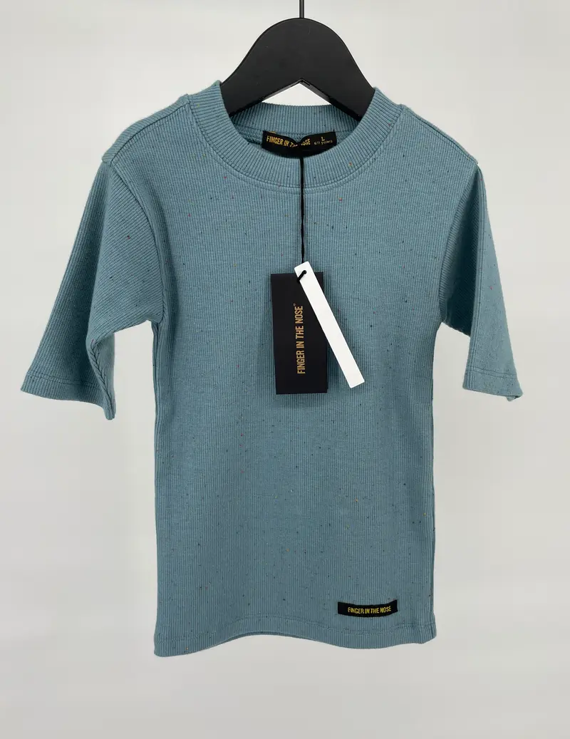 Top Rib Blauw Maat 122
