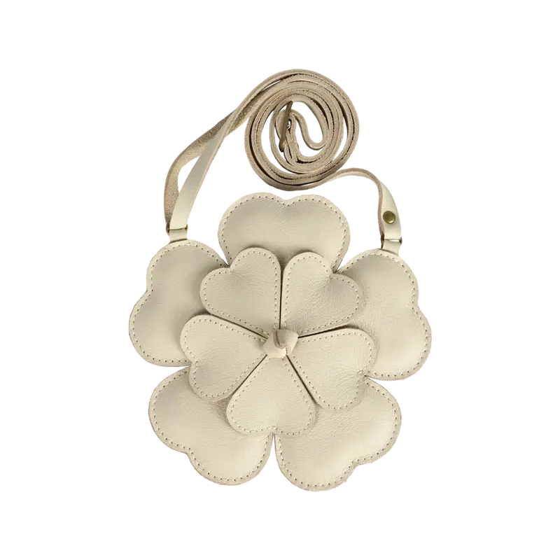 Toto Purse | White Buttercup | Cream Leather