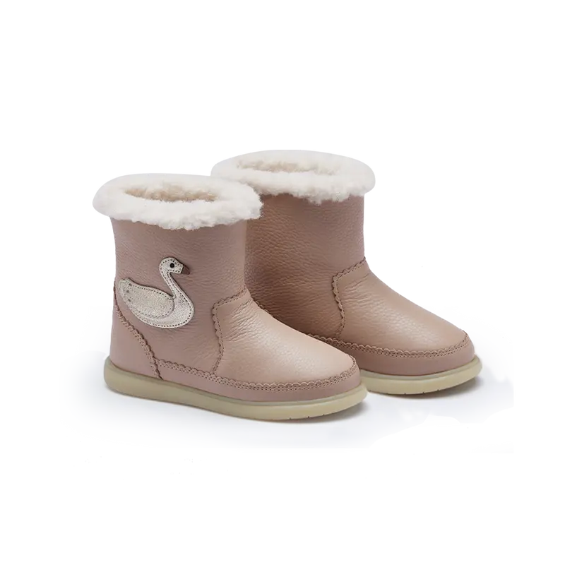 Trene Boots | Swan | Light Rose Leather