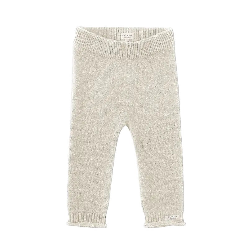 Trig Merino Wool Trousers | Arctic Ivory Melange