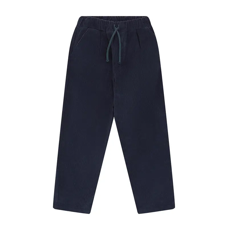 Trouser Relaxed Corduroy Navy
