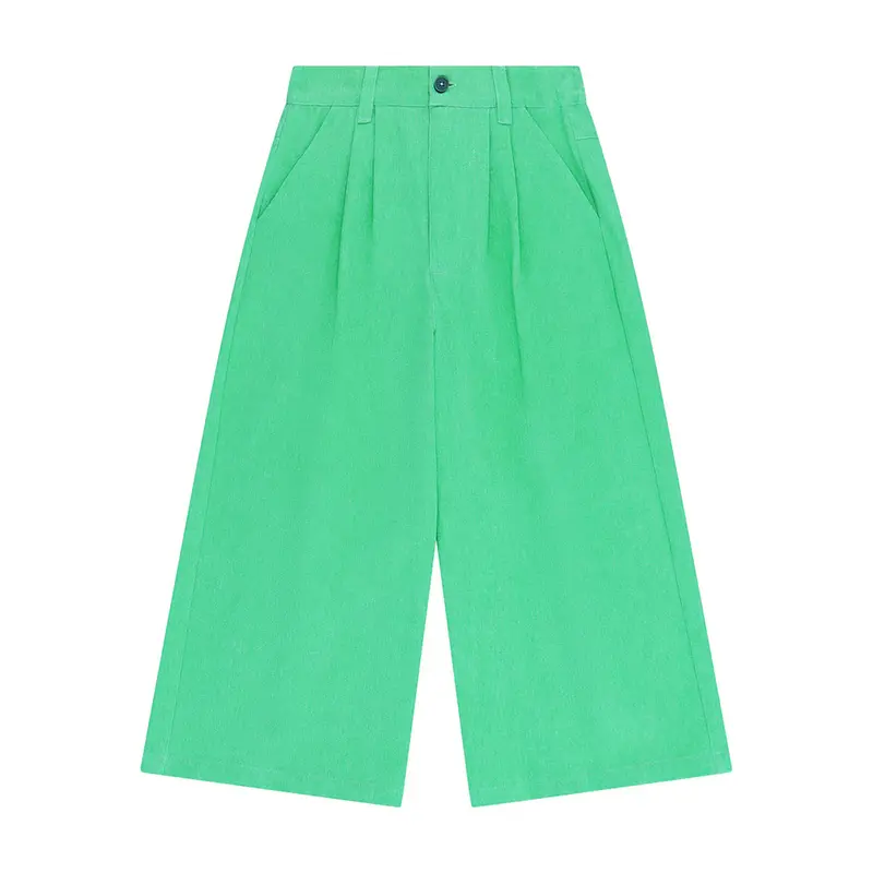 Trouser Twill Wide Paradise Green