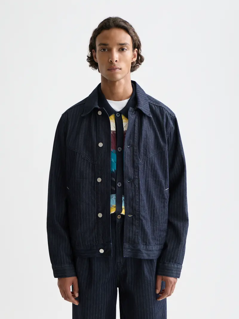 Trucker Jacket With Western Details
