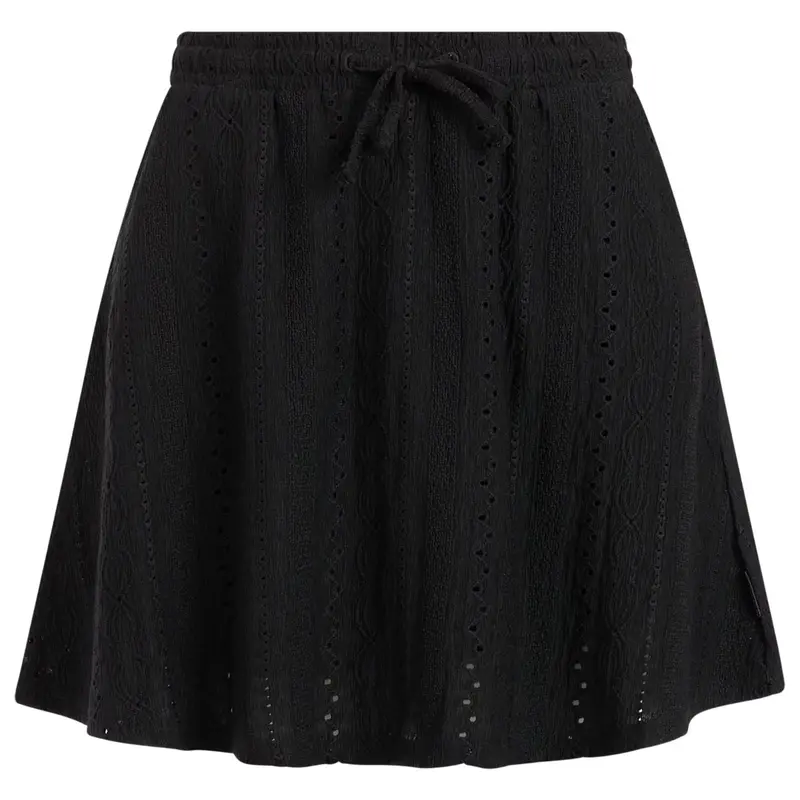 True Black embroidery skirt Alvas