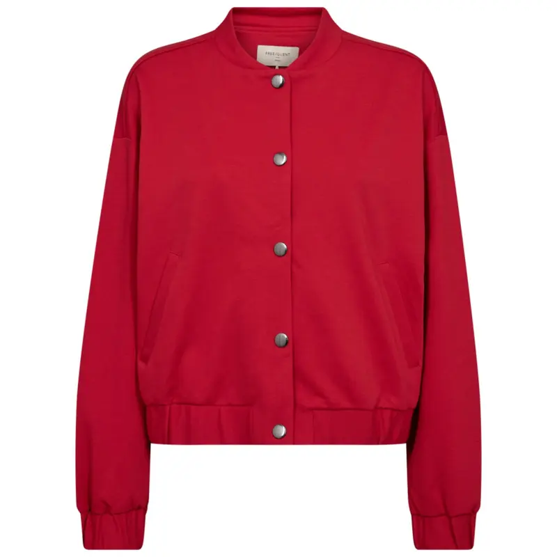 True Red jersey bomber jacket Naya