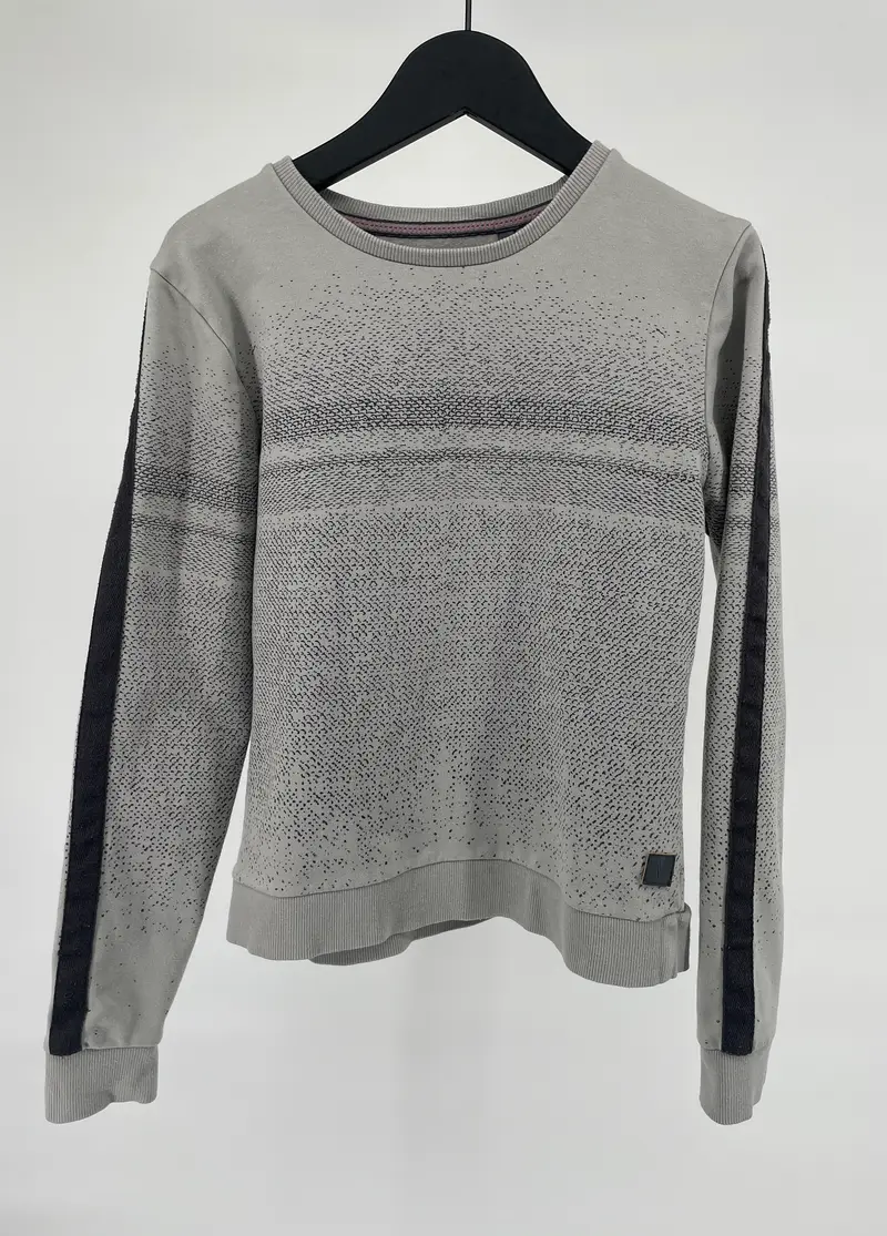 Trui Grijs met Print Maat 140