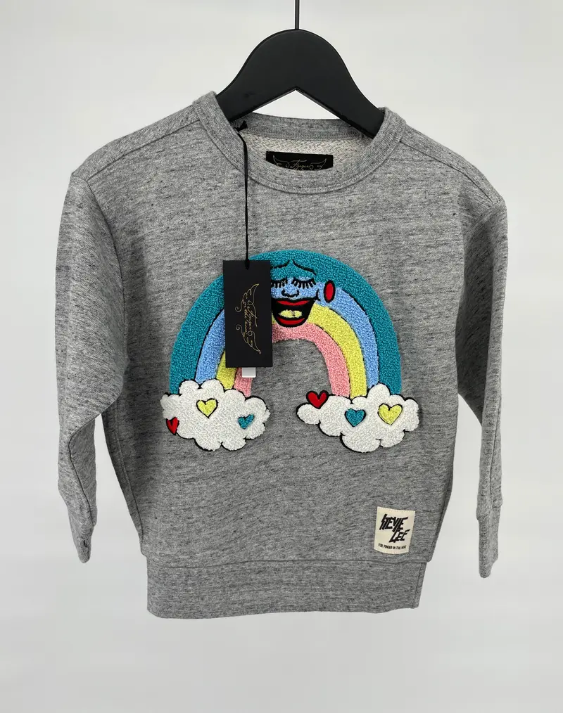 Trui Grijs Regenboog