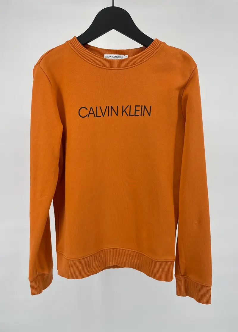 Trui Oranje met Logo Maat 140