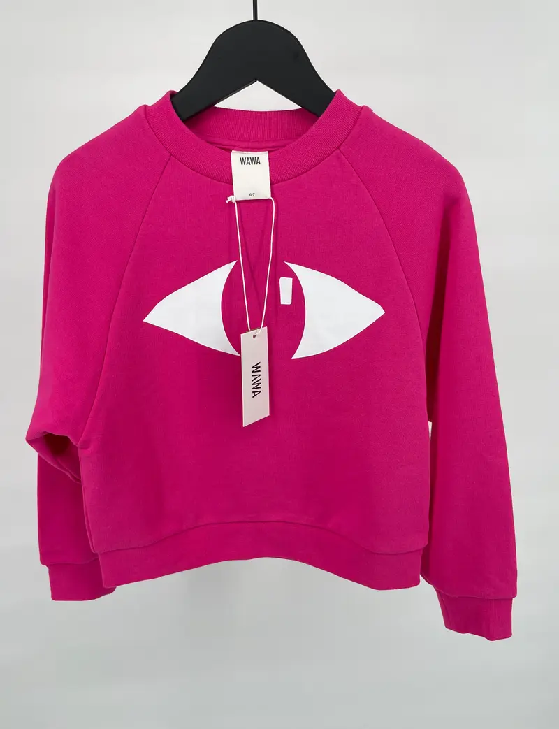 Trui Roze met Oog Maat 116 / 122