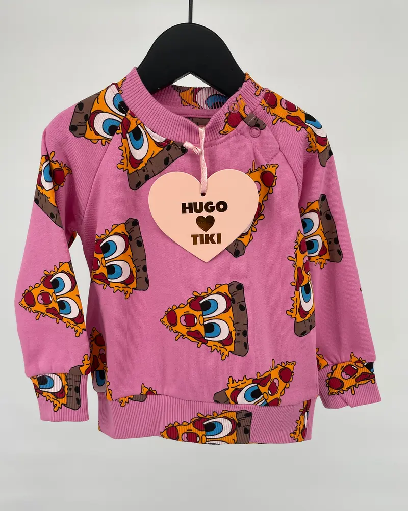 Trui Roze Pizza Maat 74