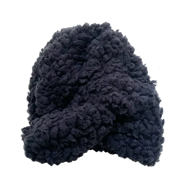 Turban Hat Baby Sherpa Black Onyx