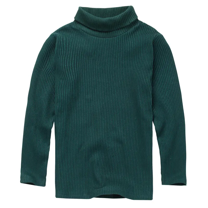 Turtle Neck Rib Dark Emerald