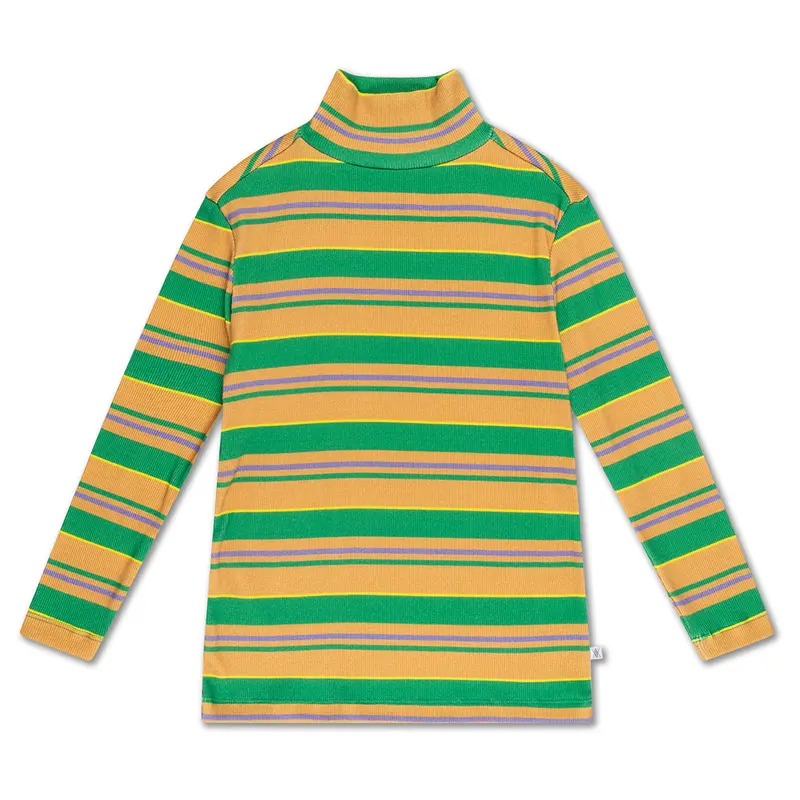 Turtleneck Magic Green Sand Stripe