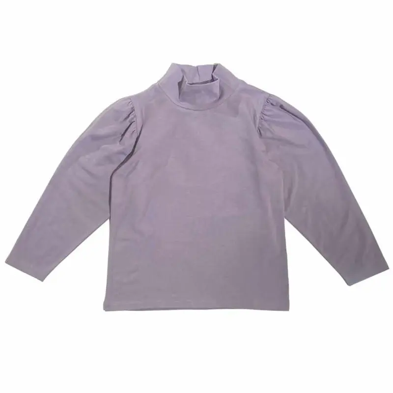 Turtleneck Puff Sleeve Lavender