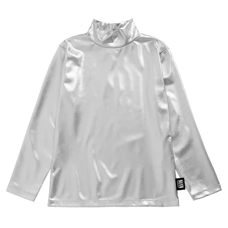 Turtleneck Shiny Silver