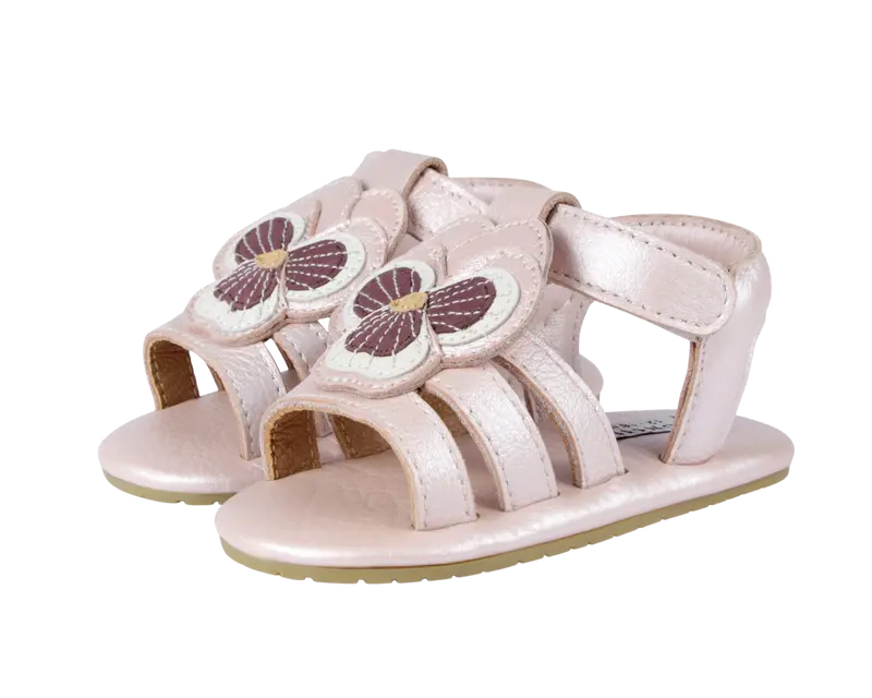 Tuti Fields Sandals | Violette | Rose Metallic Leather