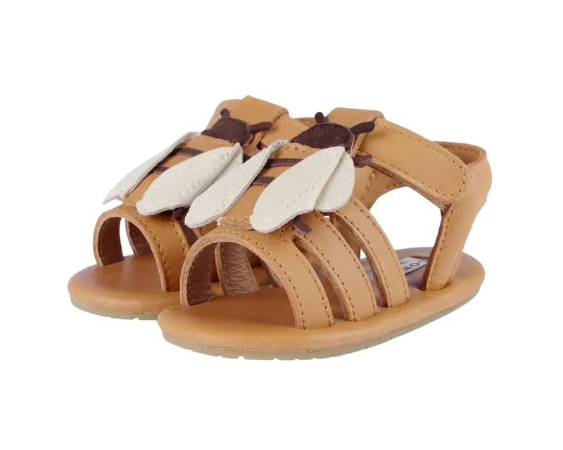 Tuti Sky Sandals | Bee | Camel Classic Leather