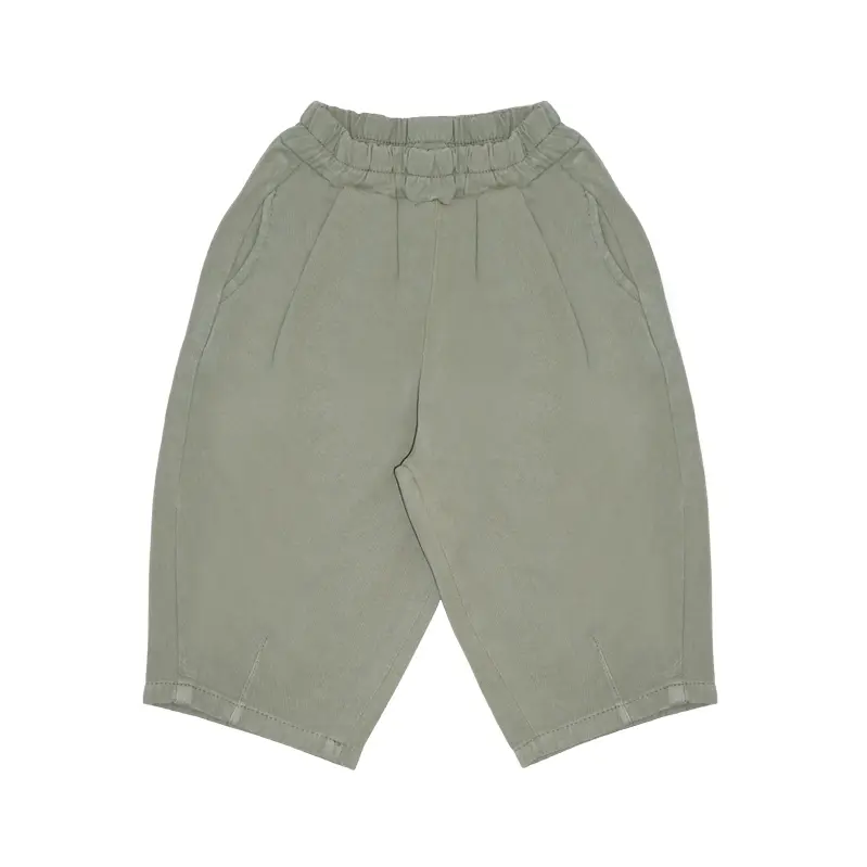 Twill Baggy Pants Moss