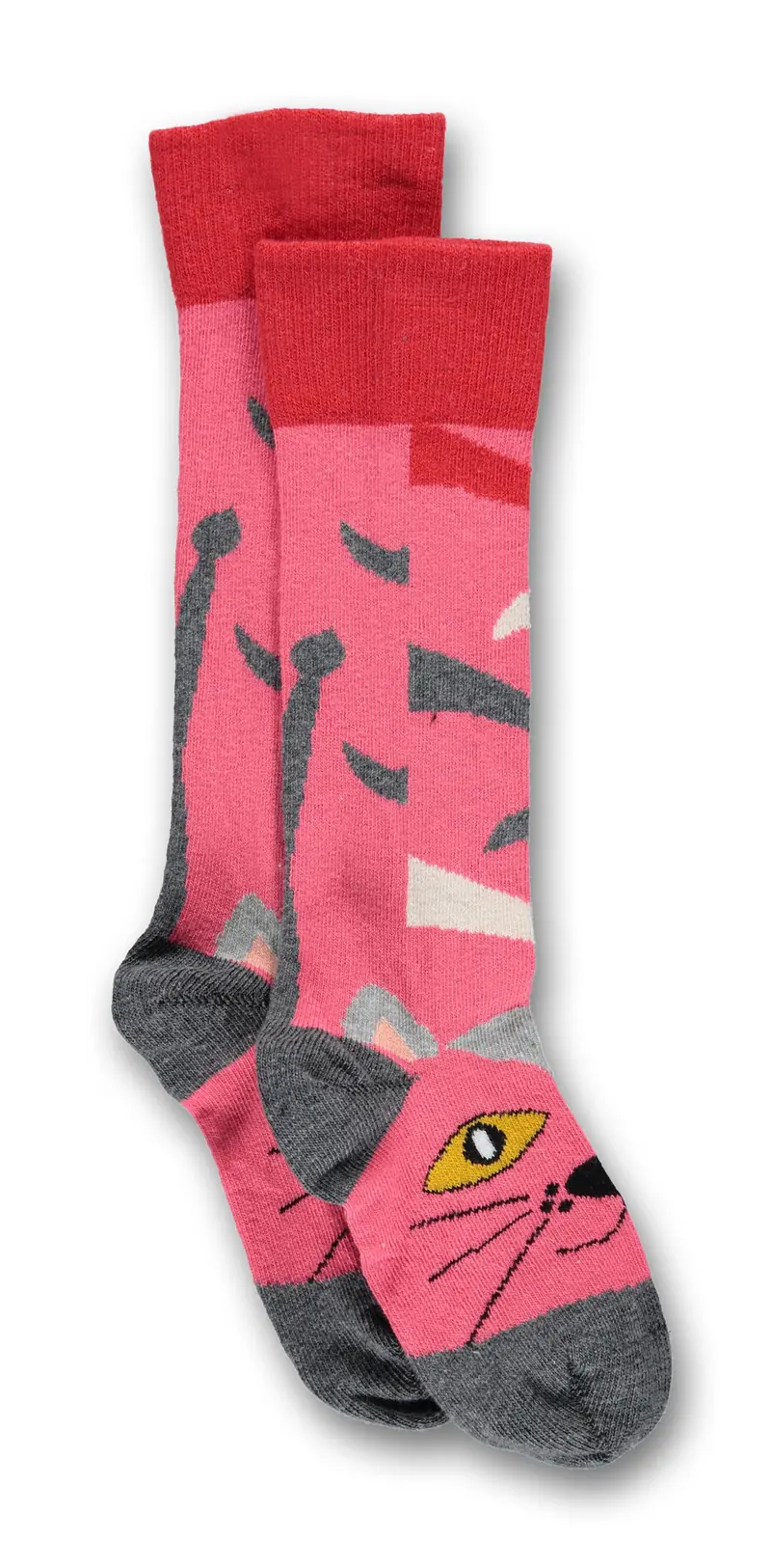 Ubang Kniekous Kat Roze - Kletskous Kneesocks Cat Pink