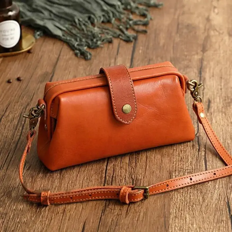 Umhängetasche Damen im Vintage-Stil