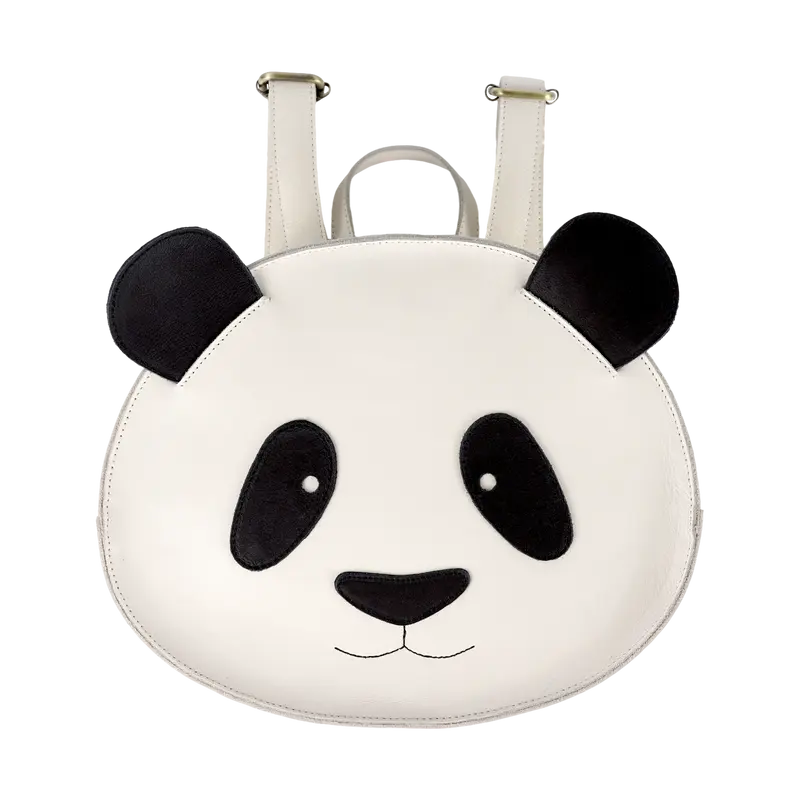 Umi Schoolbag | Panda | Off White Leather