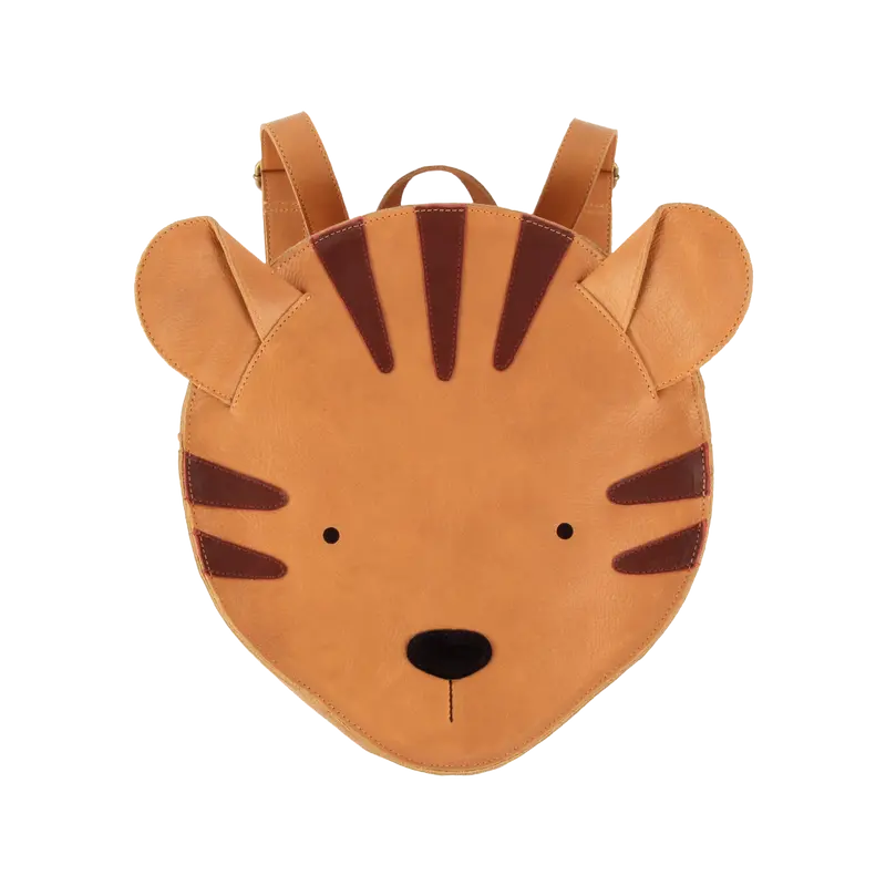 Umi Schoolbag | Tiger | Camel Classic Leather