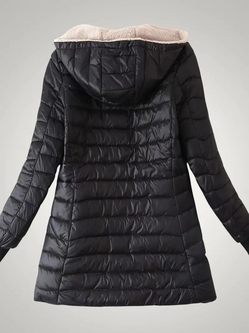 Ute | Damen Winter Fleece Gefütterte Daunenjacke