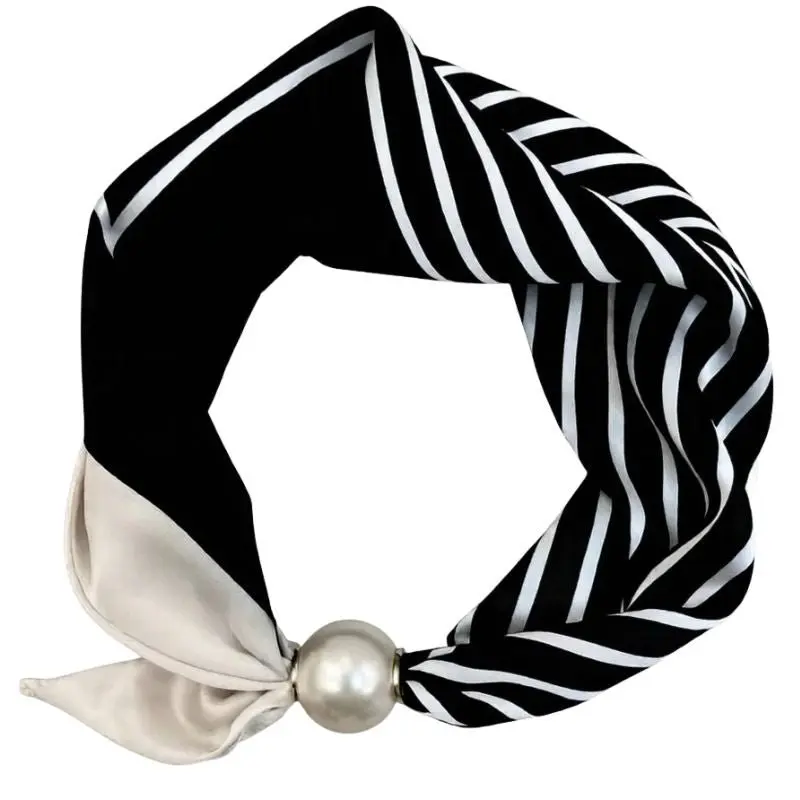 V-stripes black parel sjaaltje Chloe