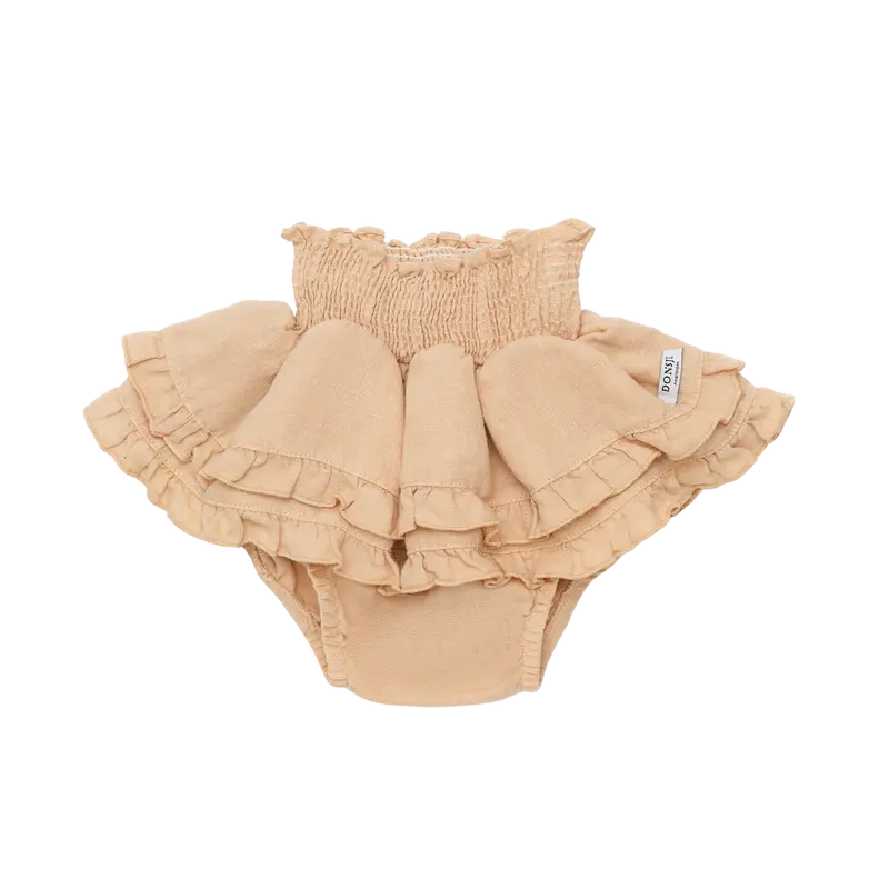 Vaibi Linen Bloomers | Rose Latte