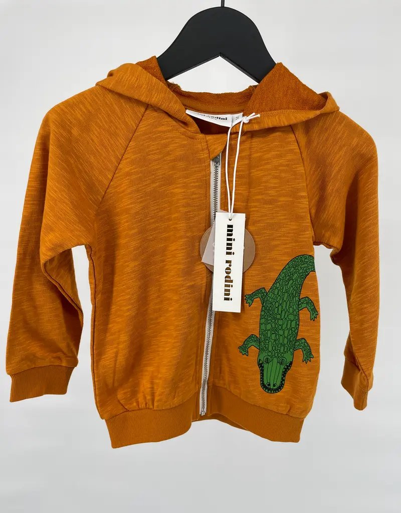 Vest Capuchon Bruin Krokodil Maat 92 / 98