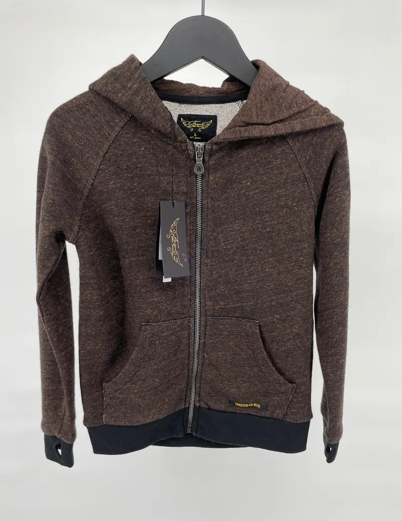 Vest Capuchon Bruin Maat 122