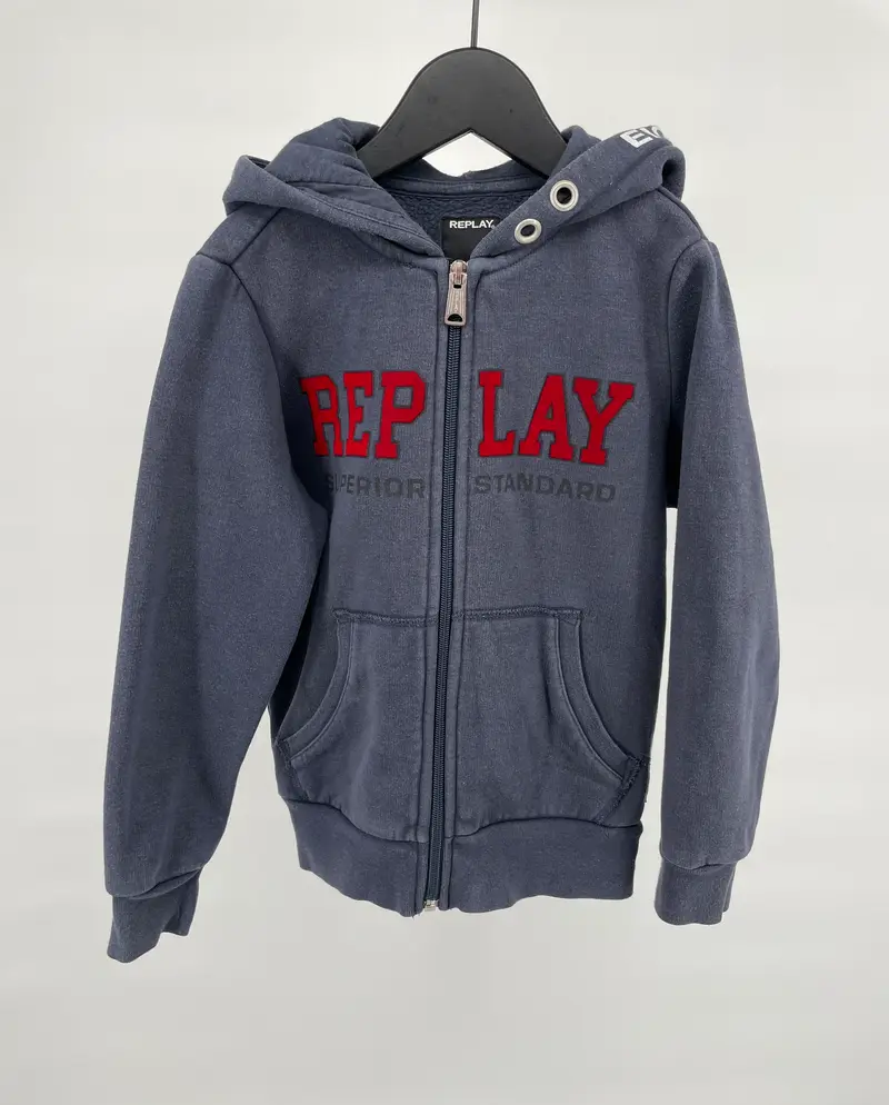 Vest Capuchon Donkerblauw Maat 116