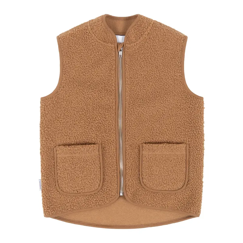 Vest Fur Khaki