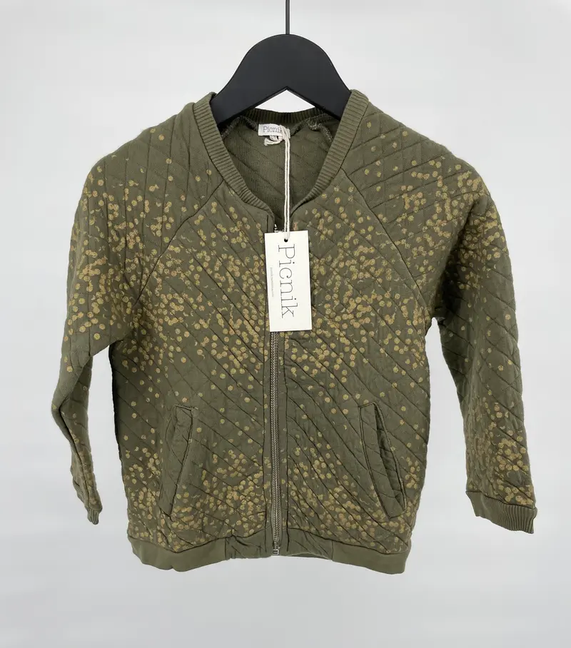 Vest Groen Goud Maat 104