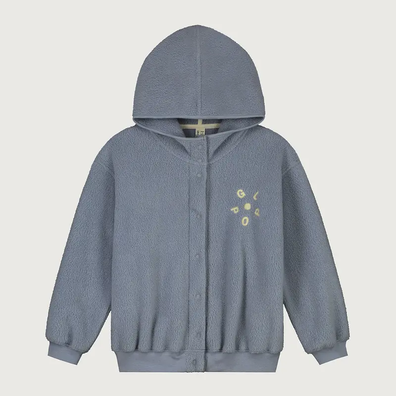 Vest Hooded Teddy POP Stone Grey